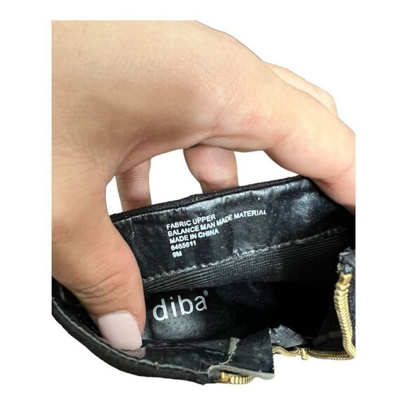 DIBA Black Ankle Booties. Size 9 - Picture 8 of 10